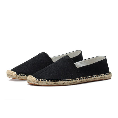 Daan - Casual Linnen Loafers Dames met Touwzool en Instapmodel