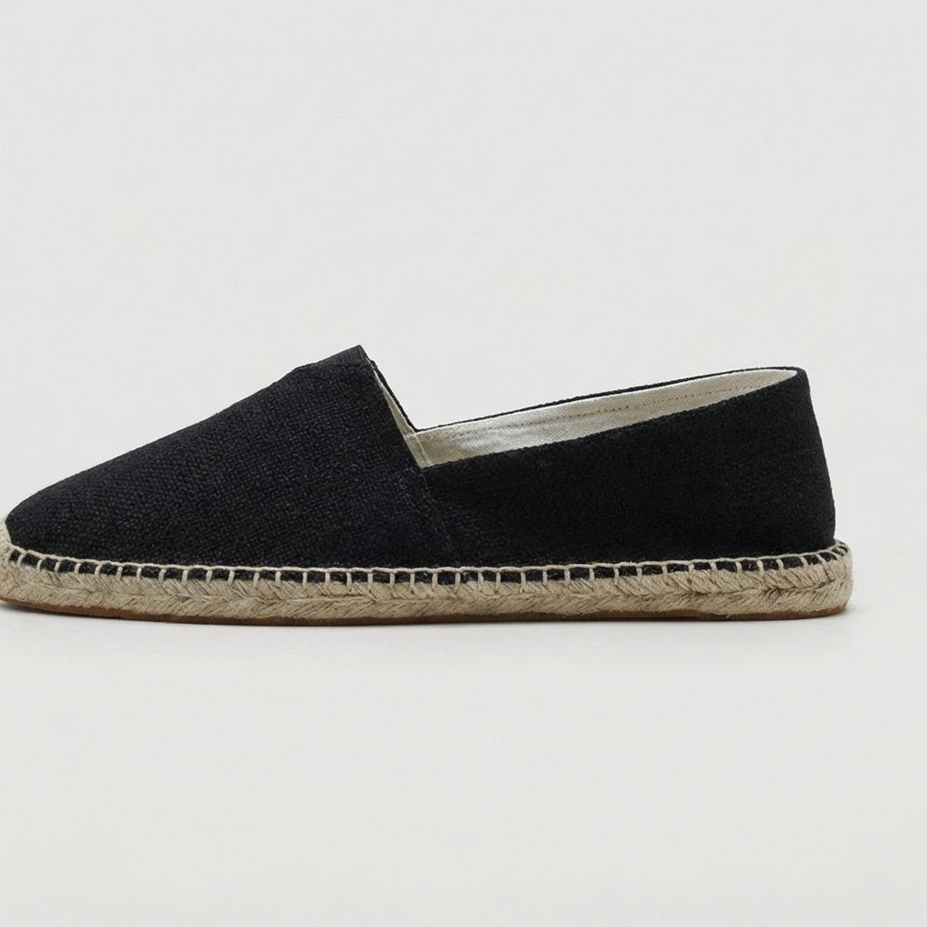 Daan - Casual Linnen Loafers Dames met Touwzool en Instapmodel