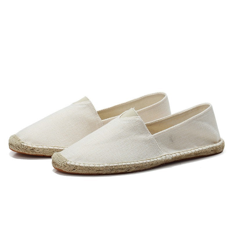 Daan - Casual Linnen Loafers Dames met Touwzool en Instapmodel
