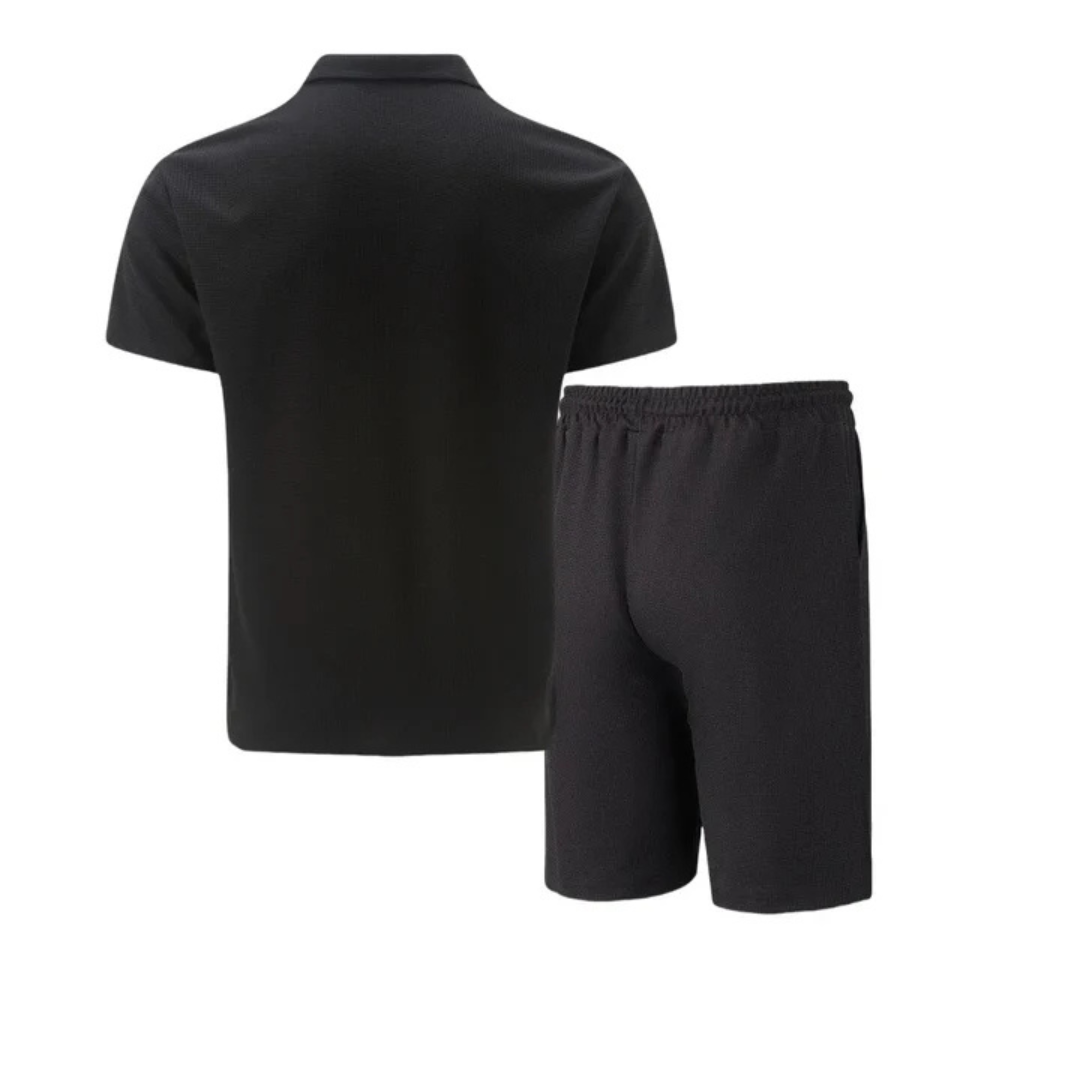 Daan - Stoere Heren Zomerset met Ritssluiting en Elastische Tailleband