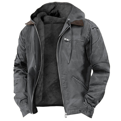 Daan - Heren Outdoor Jas met Capuchon en Fleecevoering