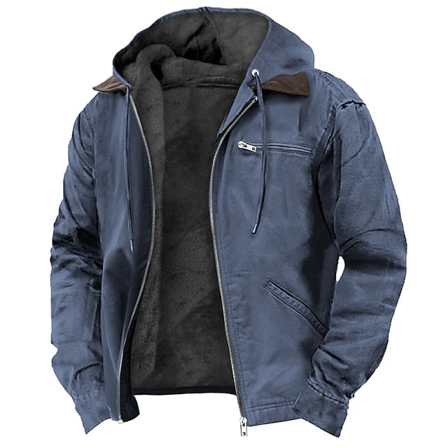 Daan - Heren Outdoor Jas met Capuchon en Fleecevoering