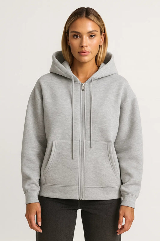 Hoodie Dames | Met Rits | Met Capuchon | Winter | Comfortabele pasvorm | Ideaal voor koude dagen