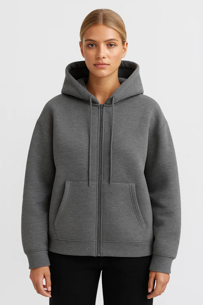 Hoodie Dames | Met Rits | Met Capuchon | Winter | Comfortabele pasvorm | Ideaal voor koude dagen