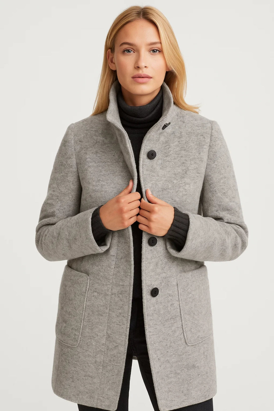 Dames Jas | Elegant | Met Knoopsluiting | Winter