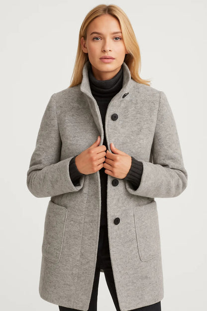 Dames Jas | Elegant | Met Knoopsluiting | Winter