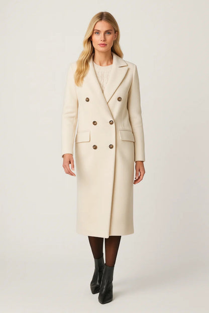 Dames Jas | Getailleerd Elegant | Met Knoopsluiting | Winter