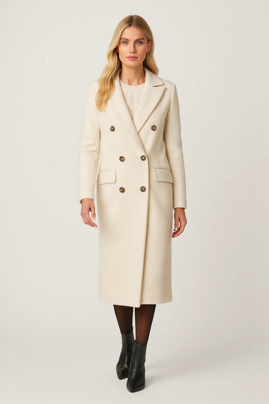 Dames Jas | Getailleerd Elegant | Met Knoopsluiting | Winter