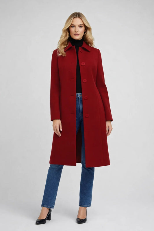 Dames Jas | Getailleerd | Met Knoopjes | Winter