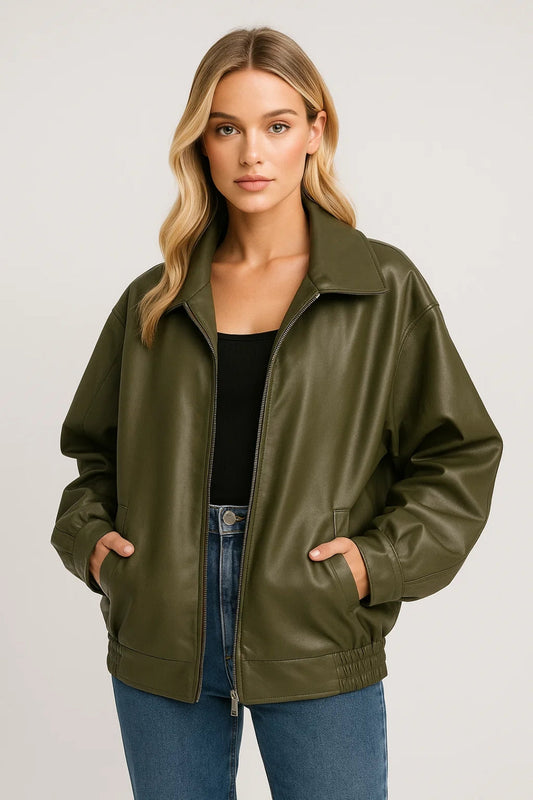 Dames Jas | Oversized | Instapmodel | Herfst