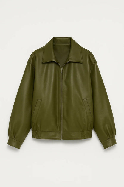 Bomberjack Dames - Oversized en Stoer | Revers Kraag met Rits