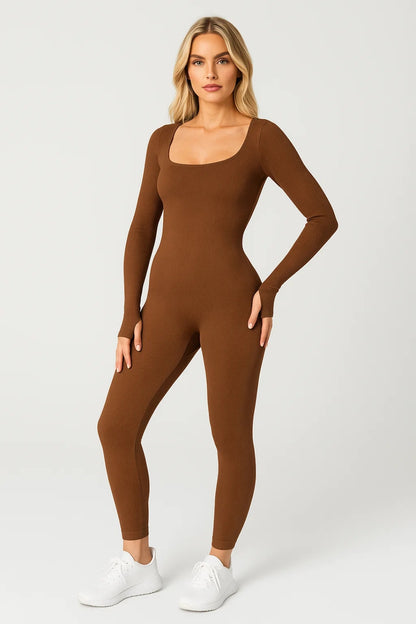 Dames Jumpsuit | Basic | Lange Mouw | Allseason