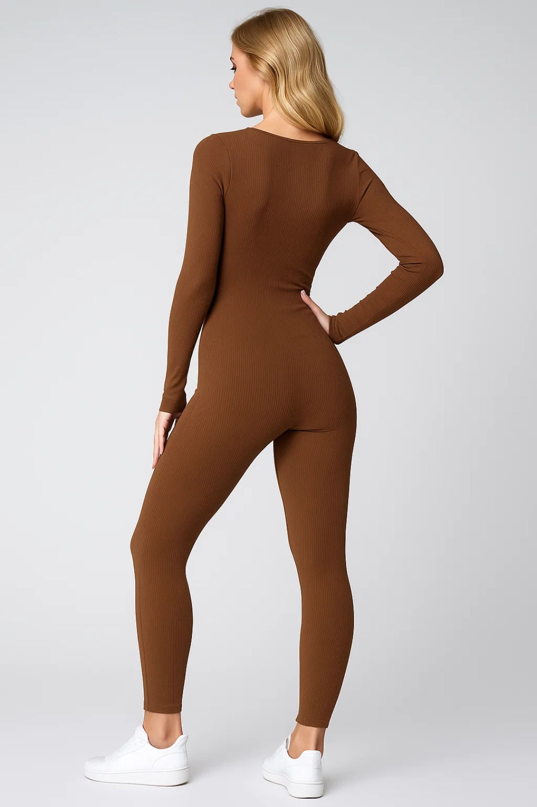 Dames Jumpsuit | Basic | Lange Mouw | Allseason