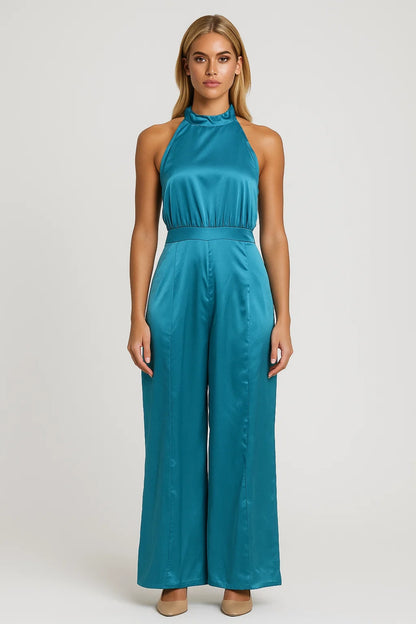 Dames Jumpsuit | Minimalistisch Elegant | Halterhals | Zomer