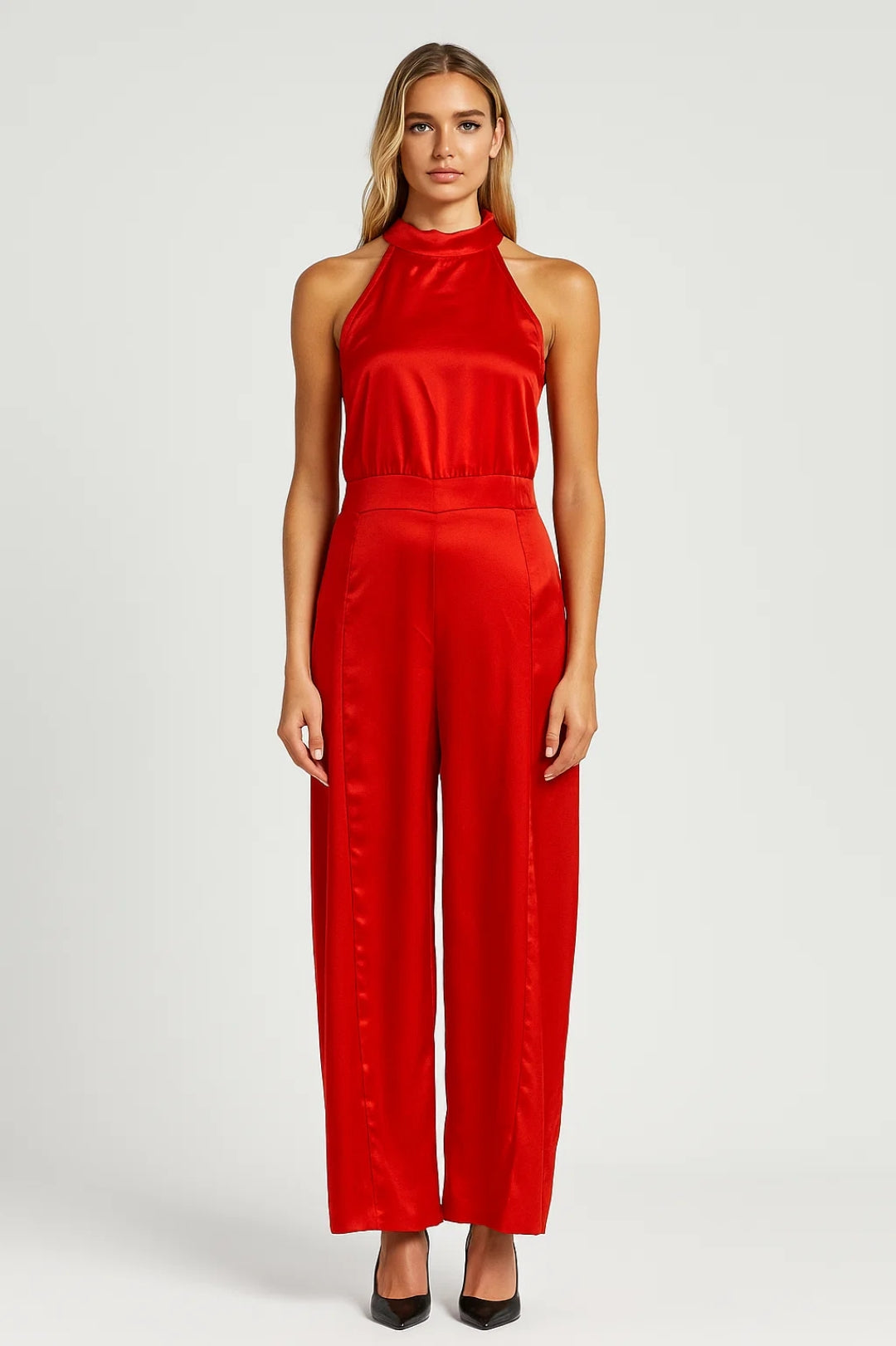 Dames Jumpsuit | Minimalistisch Elegant | Halterhals | Zomer