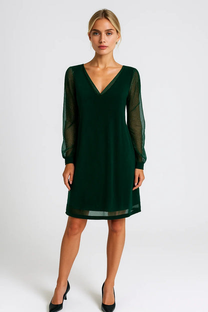 Dames Jurk | Elegant&Basic | Lange Mouw | Allseason