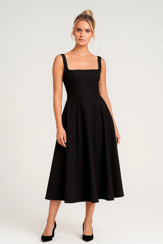 Dames Jurk | Elegant | Brede Bandjes | Zomer