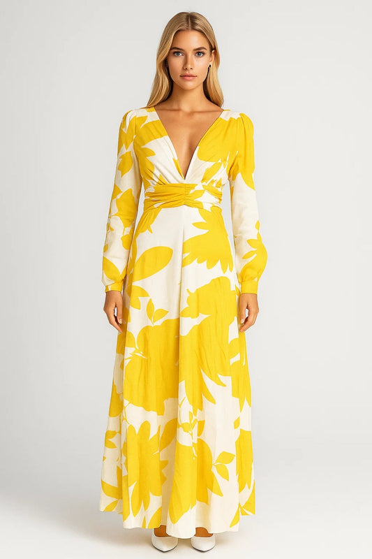 Dames Jurk | Elegant | Lange Mouw | Zomer