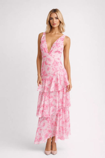 Dames Jurk | Elegant Midi | Open Rug | Winter