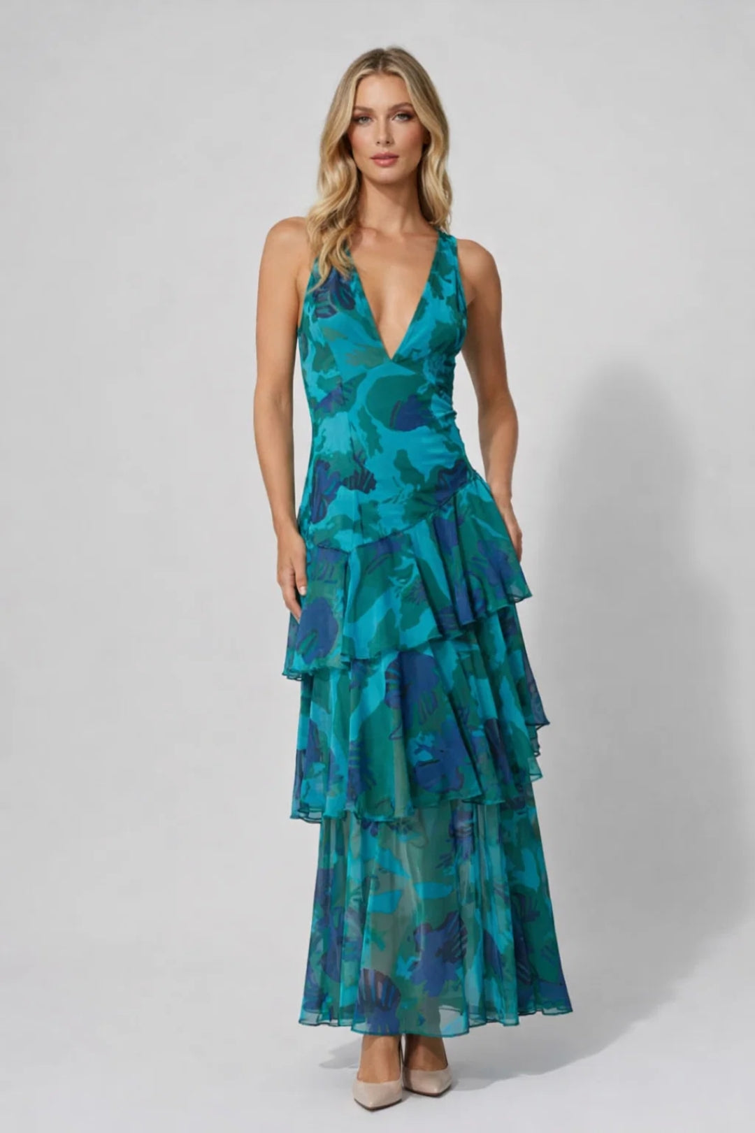 Dames Jurk | Elegant Midi | Open Rug | Winter