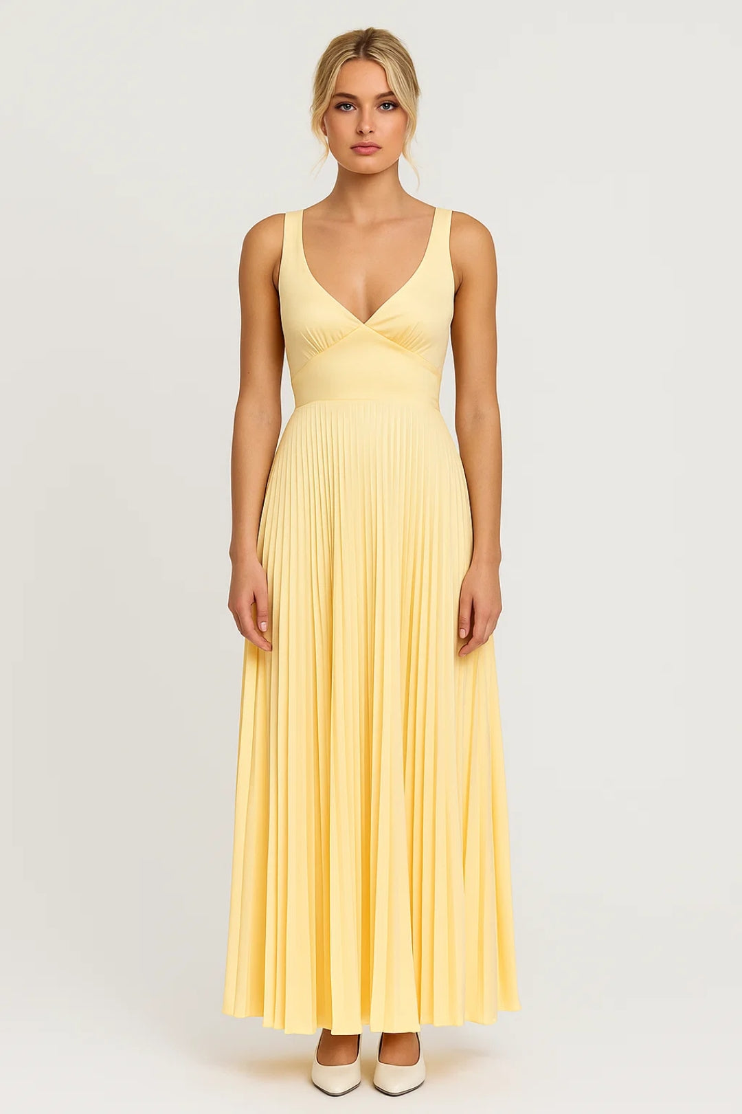 Dames Jurk | Elegant | Plissé Rok | Zomer