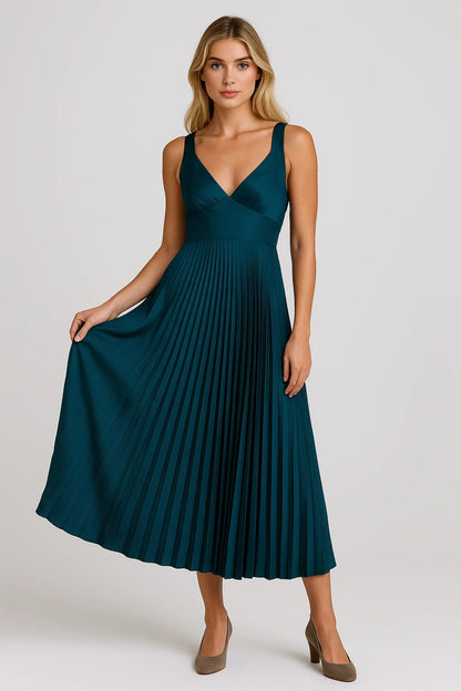 Dames Jurk | Elegant | Plissé Rok | Zomer