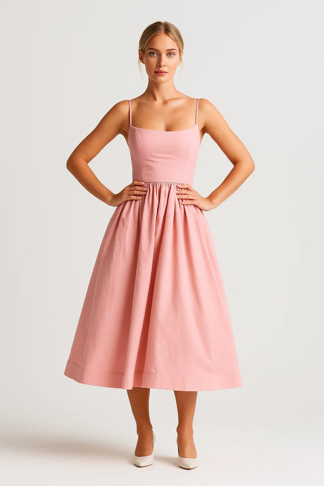 Dames Jurk | Elegant | Spaghettibandjes | Lente