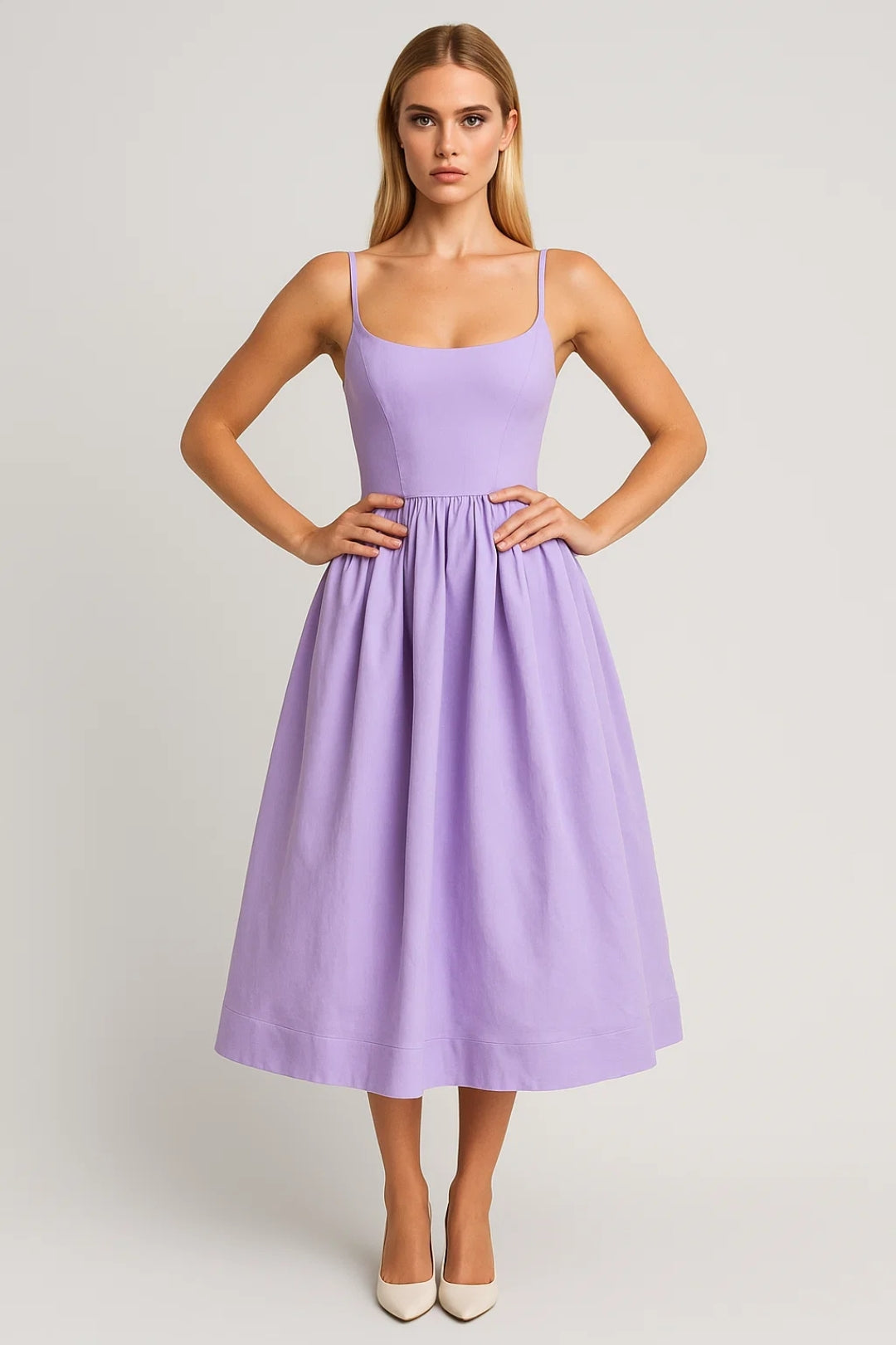 Dames Jurk | Elegant | Spaghettibandjes | Lente