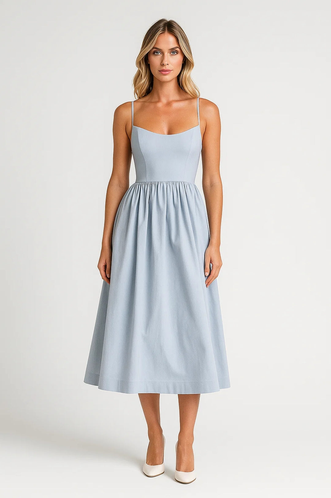 Dames Jurk | Elegant | Spaghettibandjes | Lente