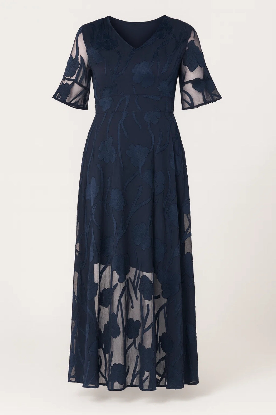 Dames Jurk | Elegant | Semi Transparant | Herfst