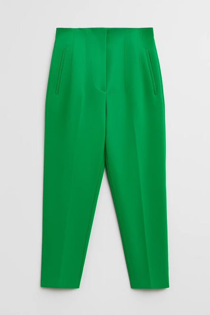 Dames Pantalon | Hoge Taille met Persvouw | Tijdloze Zakelijke Stijl