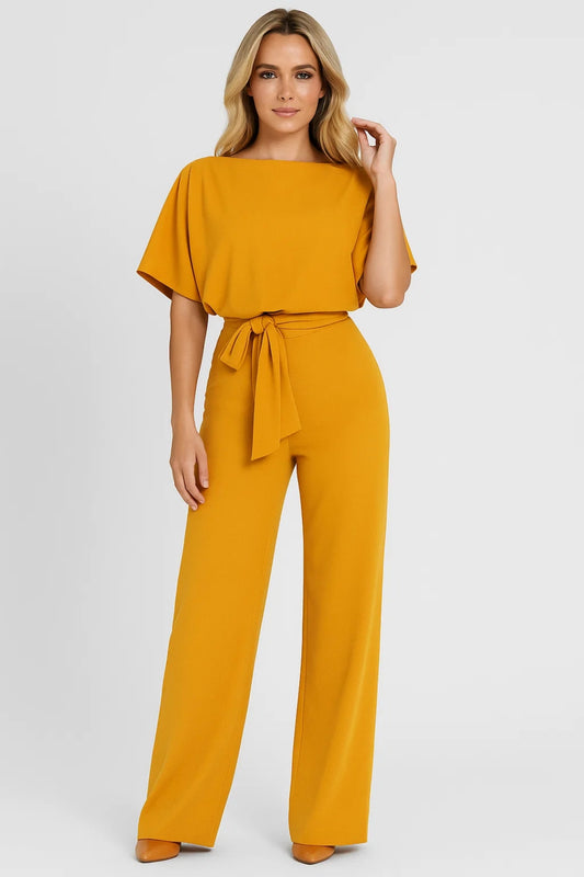 Dames Jumpsuit | Elegant | Met Ceintuur | Zomer