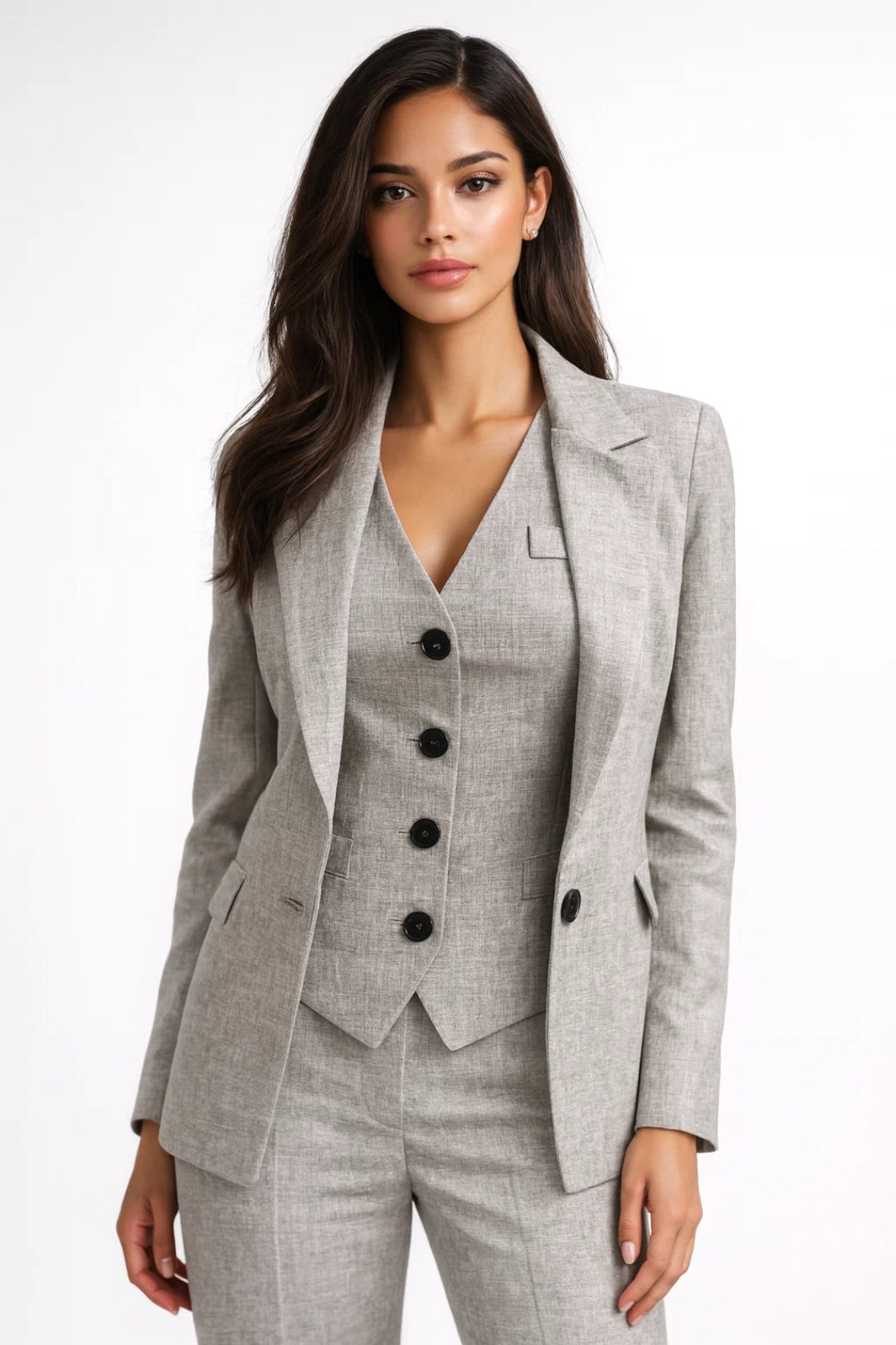 Dames Set | Elegant | Met Knoopjes | Herfst