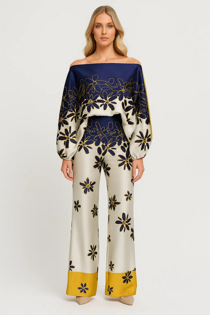 Dames Set | Flared | Off Shoulder | Zomer