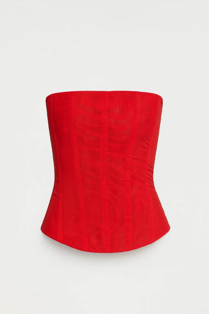 Corset Top Dames - Strapless Figuuromhullend Model | Elegant