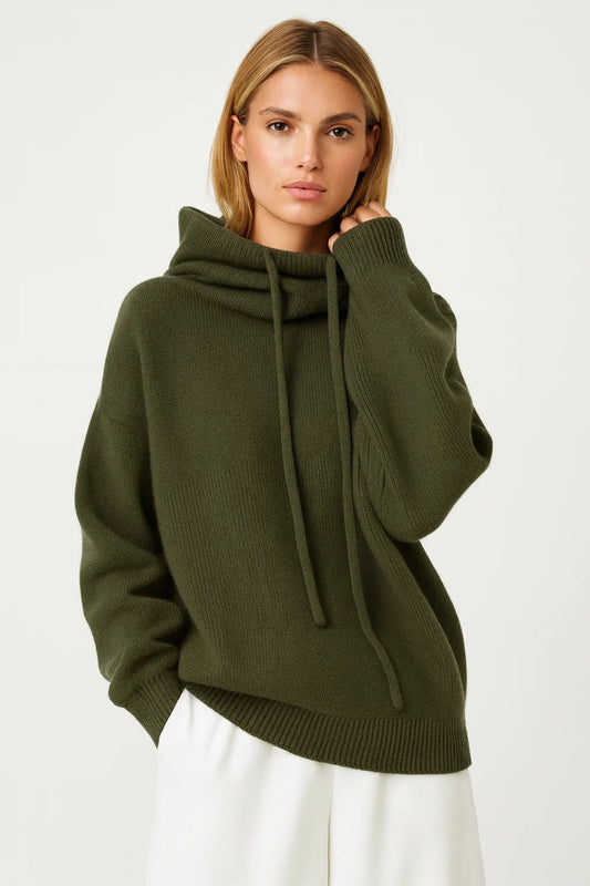 Dames Trui | Oversized | Hoge Kraag | Herfst