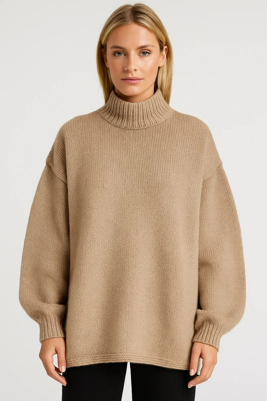 Dames Trui | Oversized | Hoge Kraag | Winter