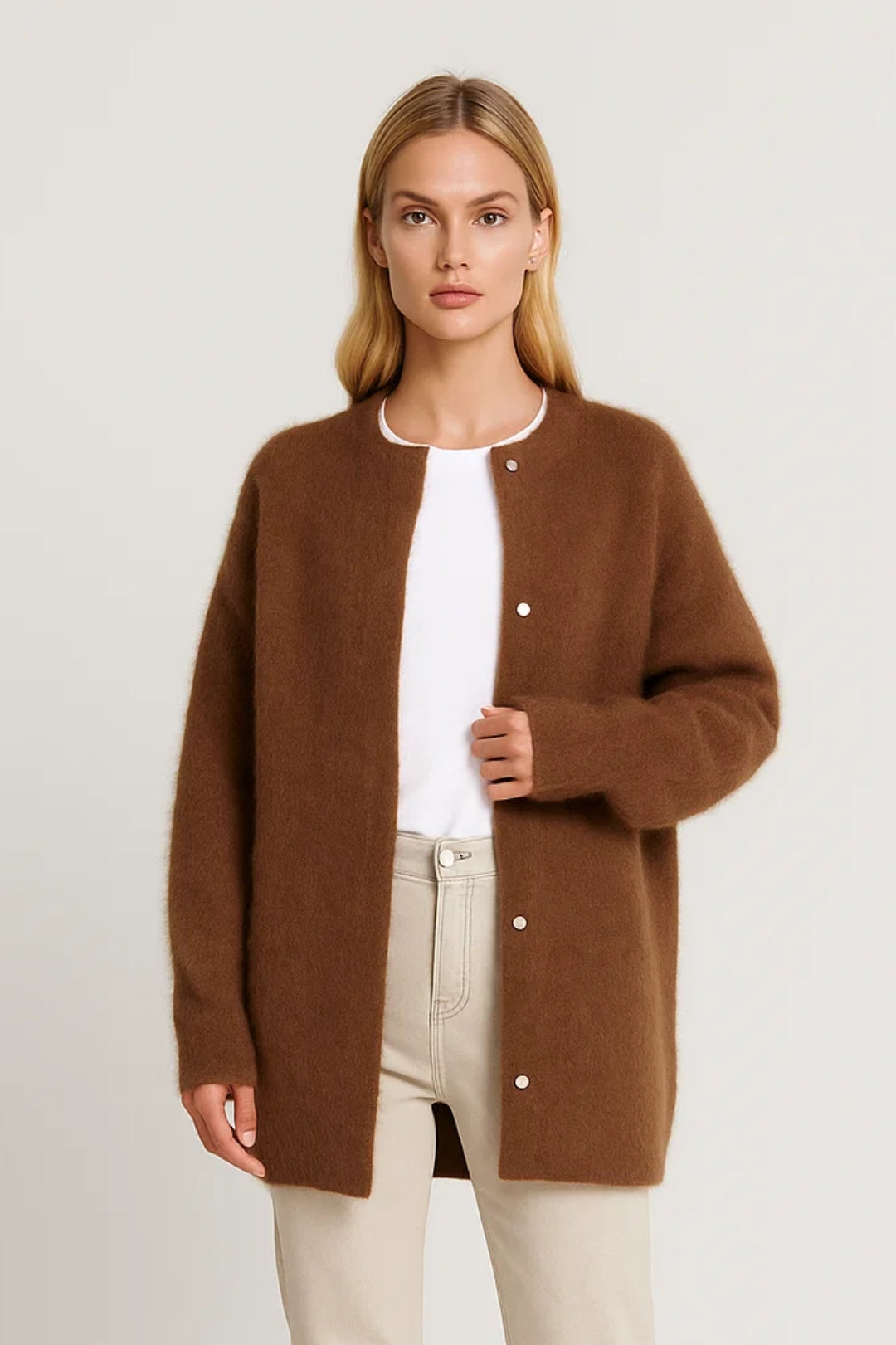 Dames Vest | Oversized | Drukknopen | Allseason