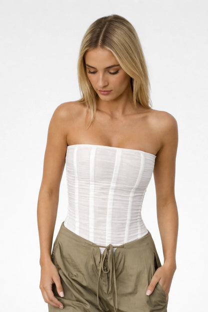 Corset Top Dames - Strapless Getailleerd | Elegant