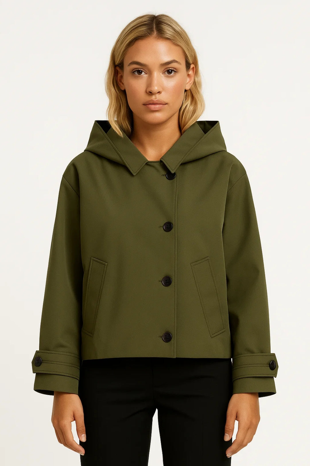 Jas Dames | Kort Model | Met Capuchon | All-Season | Comfortabele pasvorm | Geschikt voor dagelijks gebruik