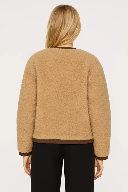 Jas Dames | Kort Model | Contrasterende Afwerking | Winter | Comfortabele pasvorm | Ideaal voor koude dagen