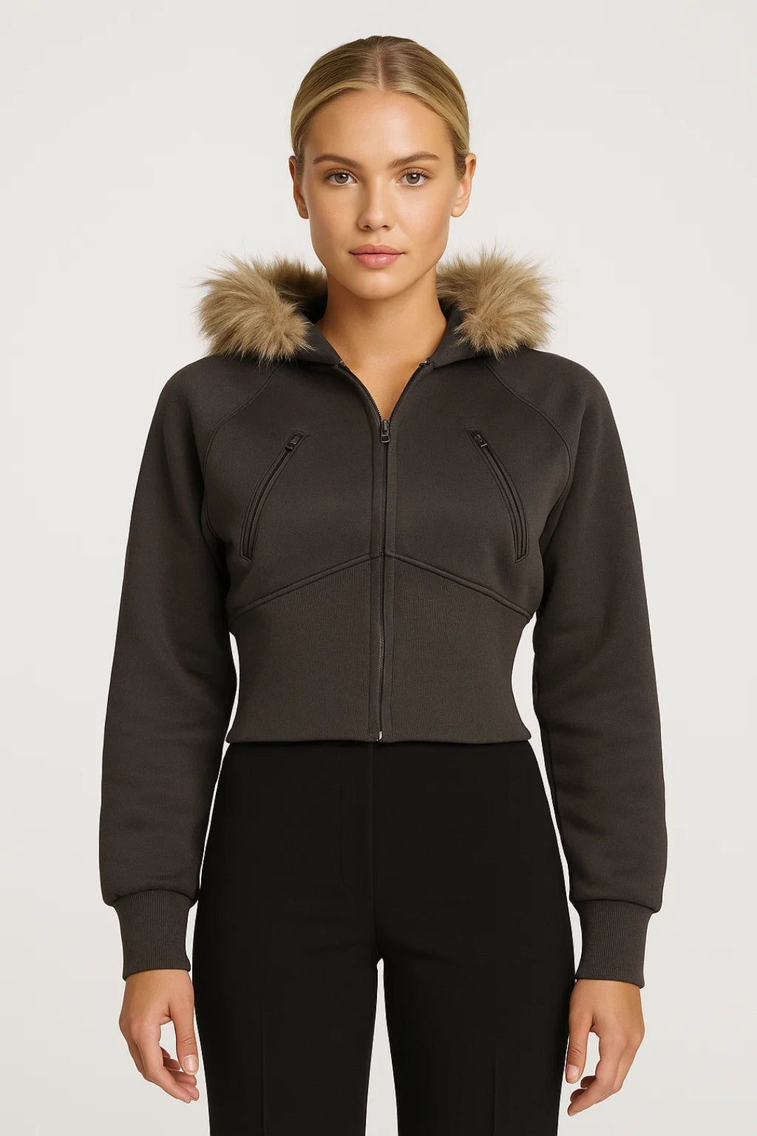 Jas Dames | Getailleerd | Met Capuchon | All-Season | Comfortabele pasvorm | Geschikt voor dagelijks gebruik