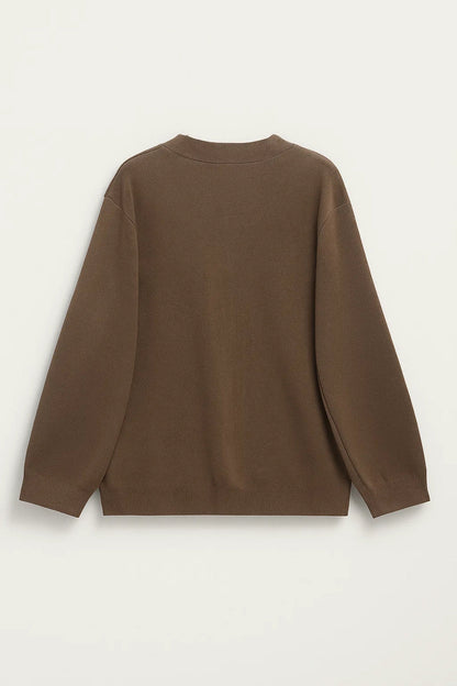 Damesvest | V-Hals met Opgestikte Zakken | Minimalistisch en Gelaagd