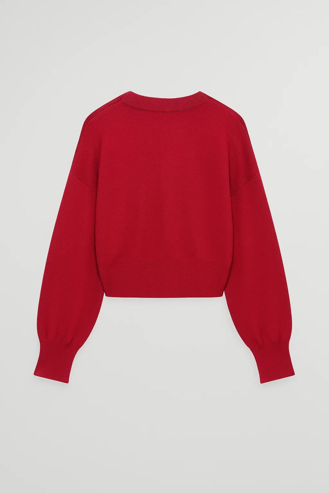 Damesvest met Hartknopen | Ronde Hals | Speels en Warm