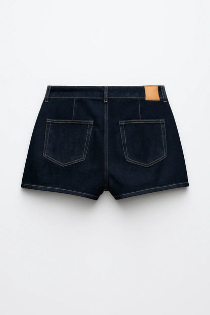 Denim Set Dames | Cropped Blouse en Asymmetrische Rok | Urban en Gedurfd