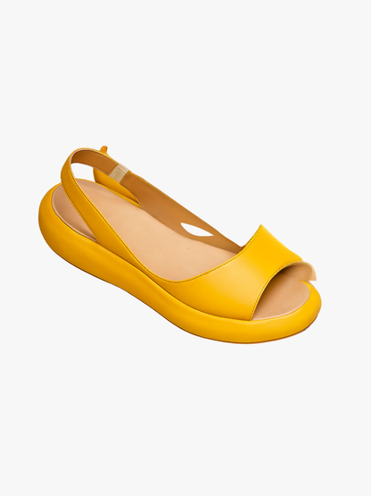 Eline - Trendy Orthopedische Sandalen Dames met Brede Voorband en Wedge Zool
