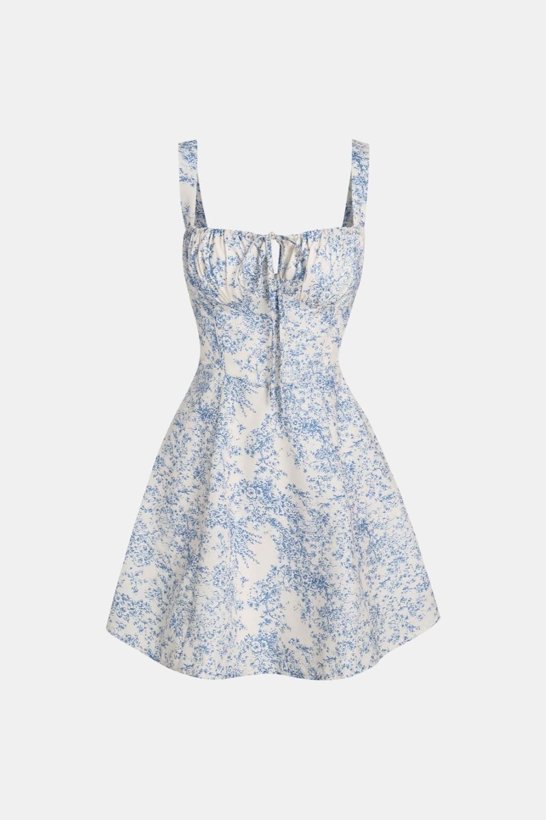 Eva - Luchtige Zomerjurk Dames met Bloemenprint en Strikdetail