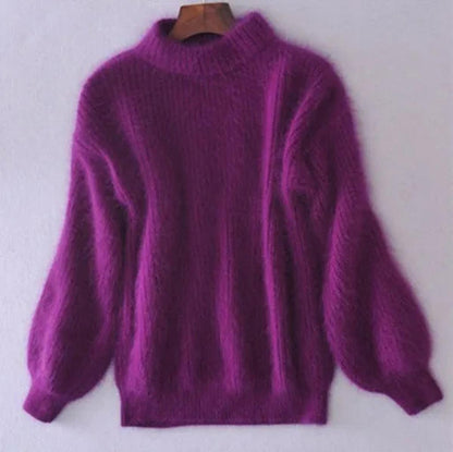 Fenna - Coltrui dames oversized warm en zacht gebreid met lange mouw