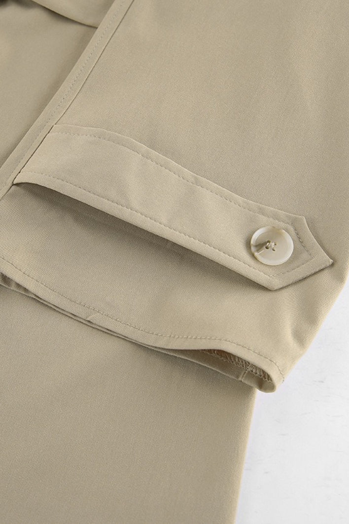 Fenna - Dames Korte Trenchcoat met Ceintuur en Verstelbare Taille