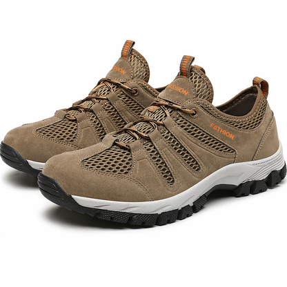 Fenna - Stoere Orthopedische Sneakers Dames met Veters en Geprofileerde Zool
